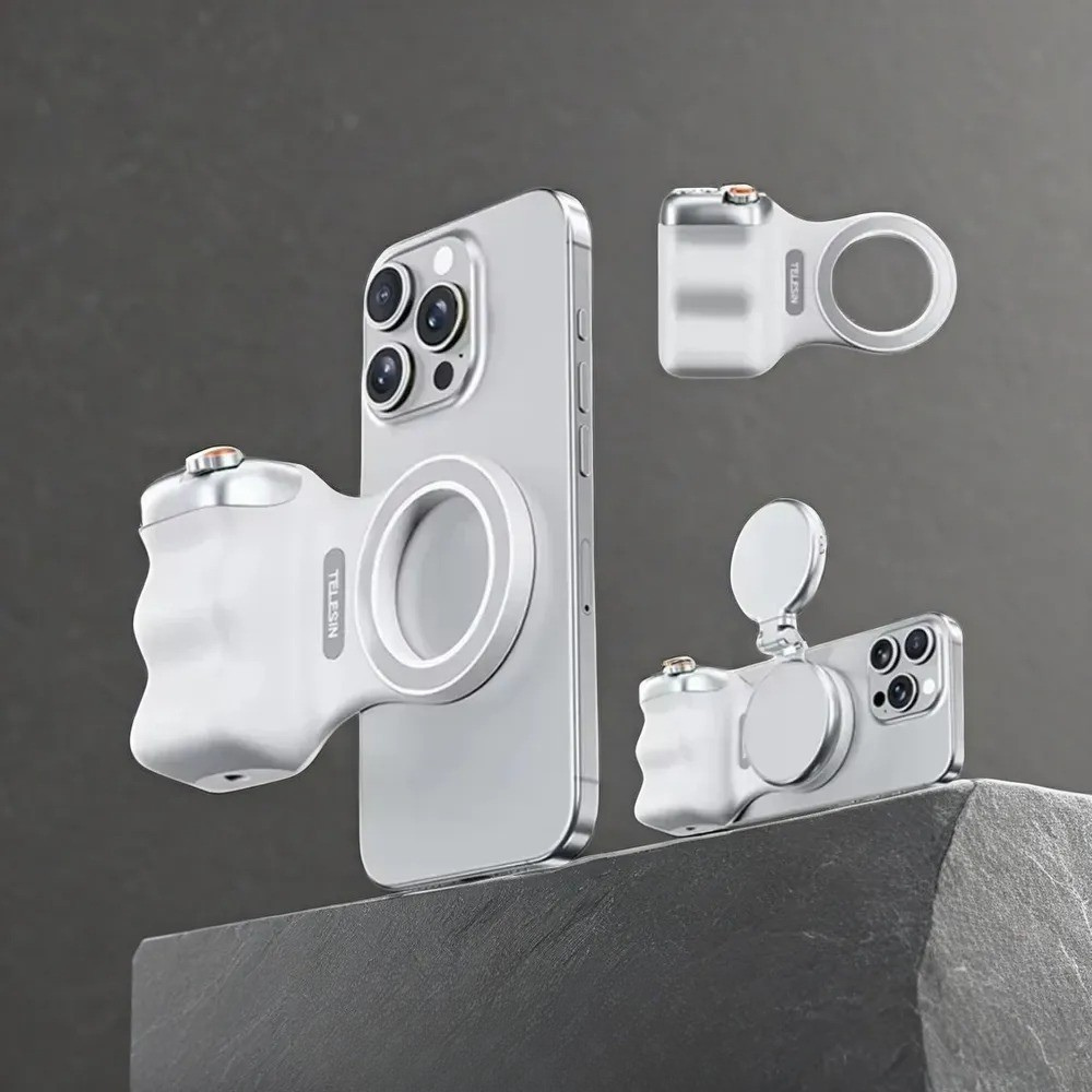 Poignée magnétique TELESIN – Transformez votre téléphone en caméra pro